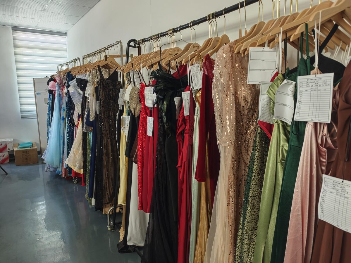 Showroom — gown display
