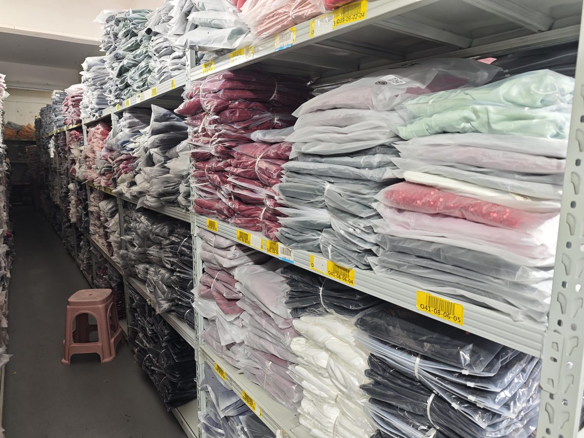 Warehouse stock area