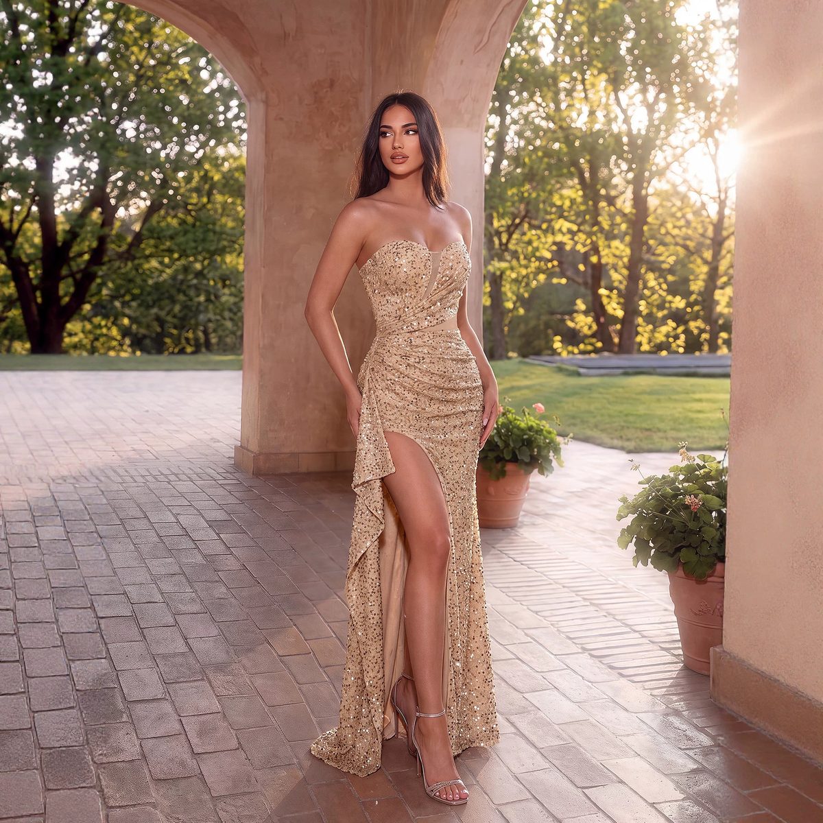 Minimalist Evening Gown